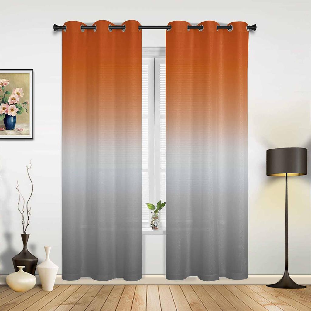 Розовые серые градиентные шторы для спальни, гостиной, шторы для кухни, детской комнаты, занавески для окна, современный домашний декор