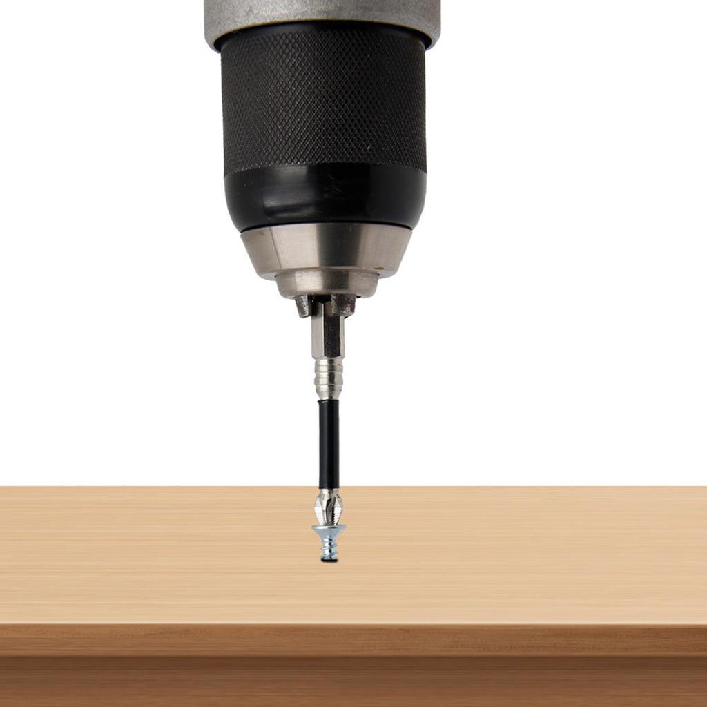 Набор ударных бит 6 шт. с магнитным сплавом стали, нескользящие длинные сверла 50-150 мм, крестообразная магнитная бита для отвертки