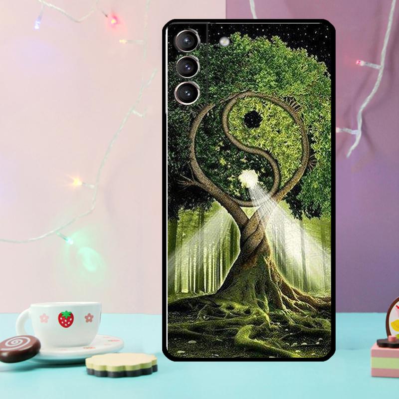Чехол для телефона «Древо Жизни Инь-Ян» для Samsung Galaxy S25 Ultra S20 S21 S22 S23 Plus S9 S10 S25 FE S24 Ultra