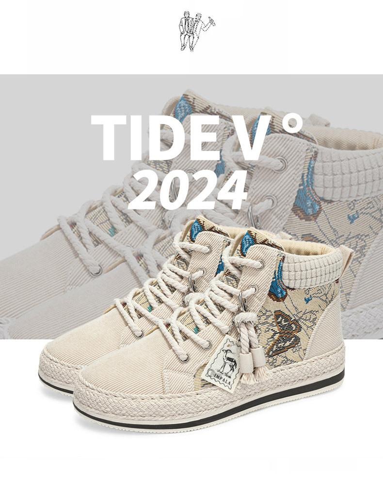 Мужские парусиновые кеды с высоким верхом, осенне-зимние дышащие вельветовые льняные туфли для лазаньи, спортивные и повседневные туфли на платформе для увеличения роста, модная обувь