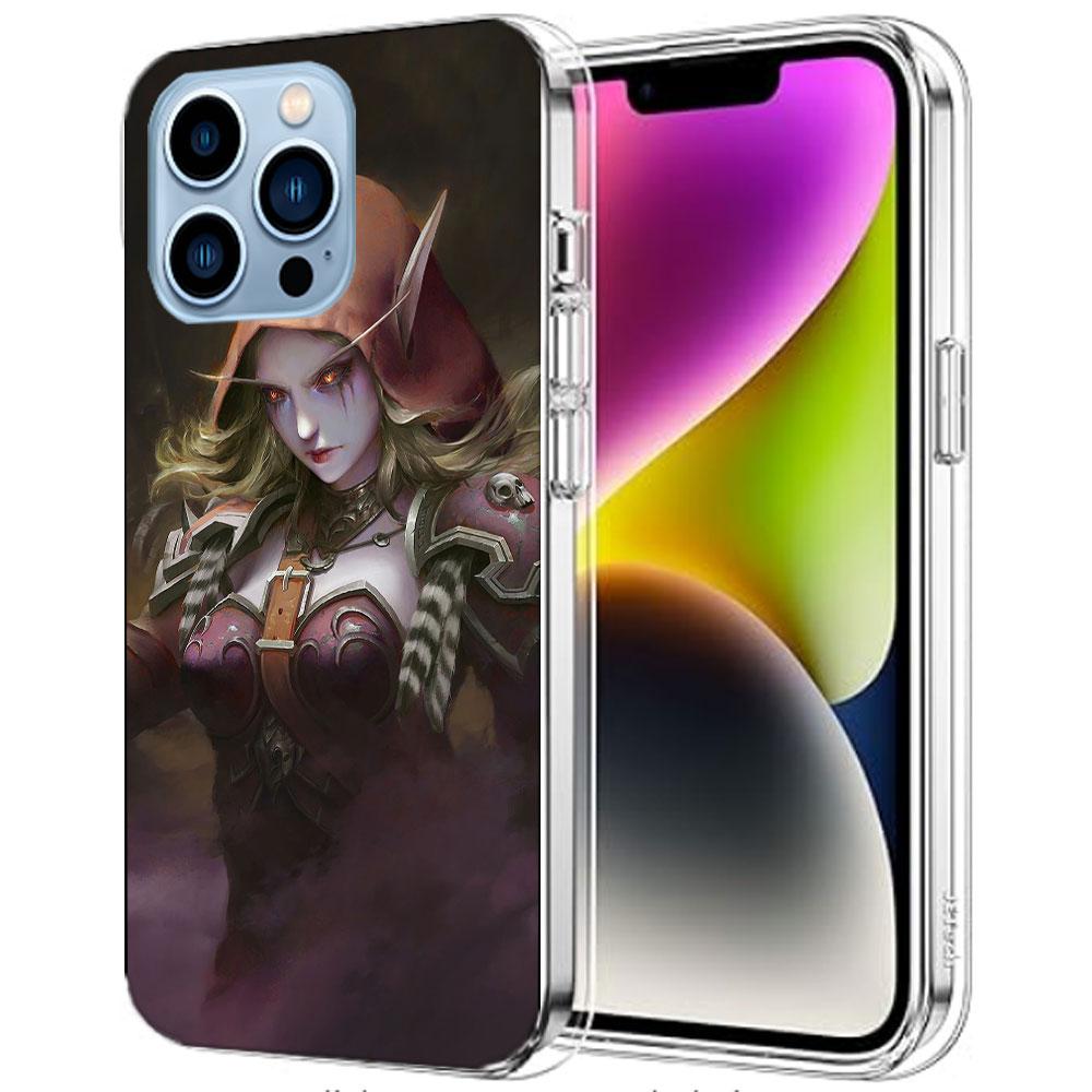 W-World Of W-Warcraft Чехлы для эльфов Чехол для телефона Для iPhone 17E 16E 17 Air 16 Pro Max 15 Pro 14 Plus 11 13 12 Mini Чехлы Совместим
