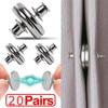 1/5/10/20 Pairs Metal Magnetic Curtain Holdabcks Button Holders Detachable Room Curtains Closure Clip Curtain Buckle