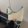 Simple Casual Niche Straw Bag Women's Spring New Shoulder Bag Vacation Style Seaside Messenger Bag