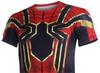 Marvel Mens Superhero Compression T Shirt Sports Fitness Gym Tops Spiderman Tee