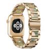 Ремешок из смолы+металла для Apple Watch Ultra 3/2 Ремешок 49мм 46мм 45мм 41мм 44мм 40мм 42мм Ремешок для часов iWatch Серии 11 10 9 8 7 6 5 SE 3