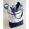 Tone Bottle Cover, Neoprene, Navy Dots, 500ml, TC-01