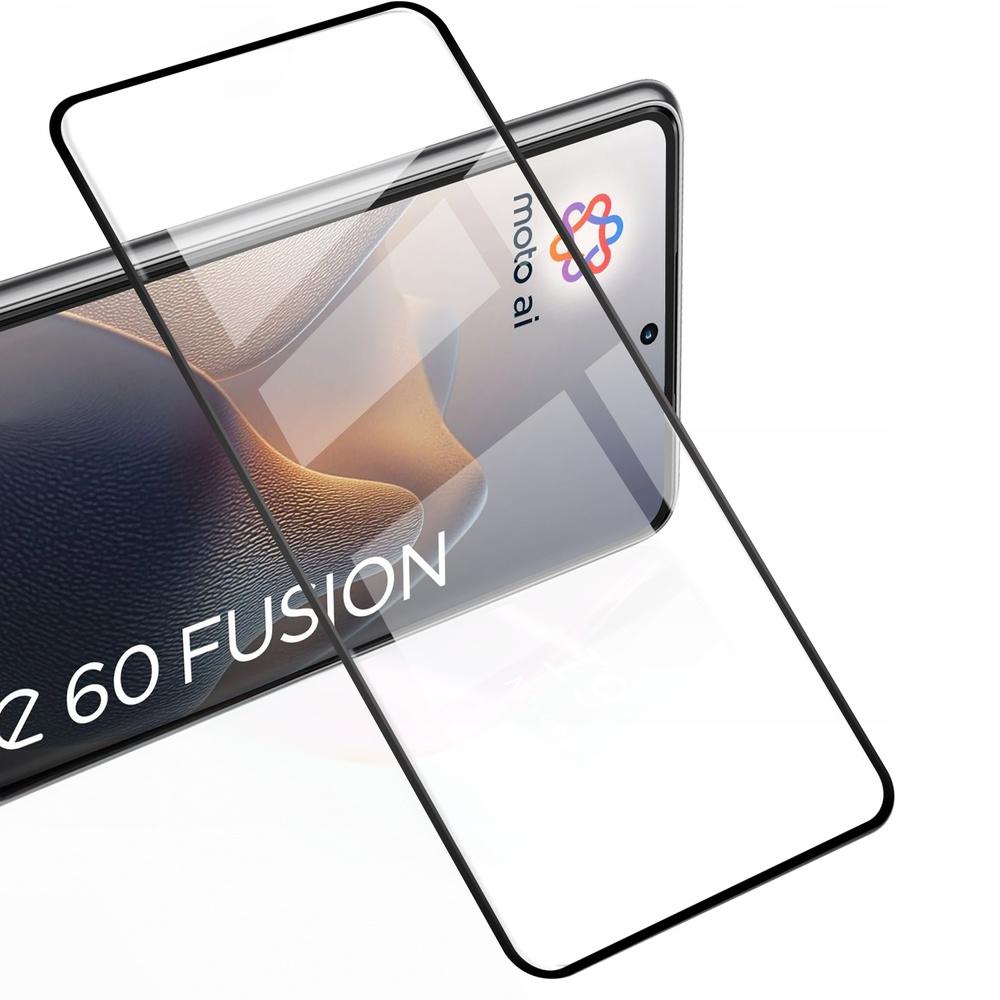 2x Tempered Glass for Motorola Edge 60 Fusion, ERBORD 3D full, full screen glass
