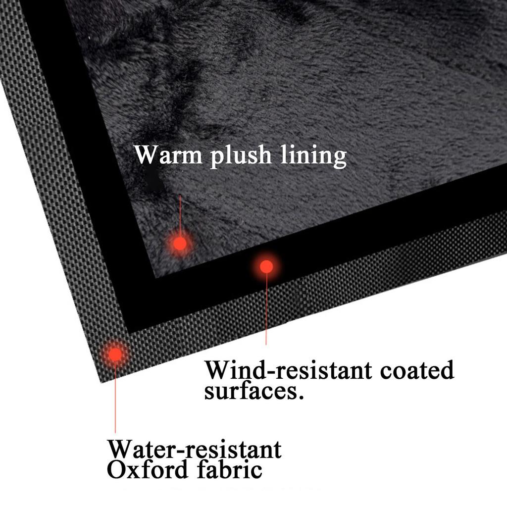 Зимний скутерный фартук Водонепроницаемый Толстый Зимний Теплый Скутерное Одеяло Мотоциклетный Наколенный Набедренный Фартук-Одеяло Для Зимней Поездки Снежный День