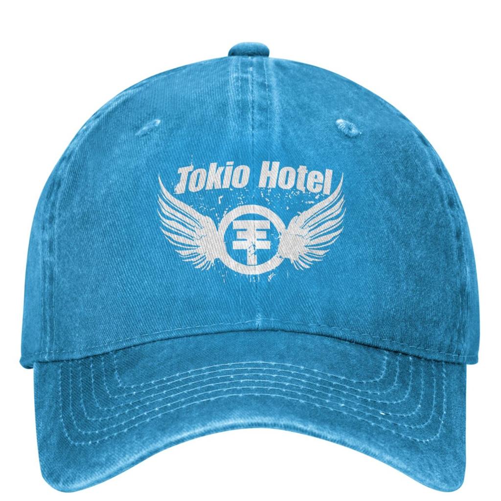 Кепка-бейсболка Tokio Hotel Логотип Рок-музыкальная группа Классическая Женская Унисекс Кепка-тракер Защита от солнца Пеший туризм Рыбалка Кепка-snapback Подарок