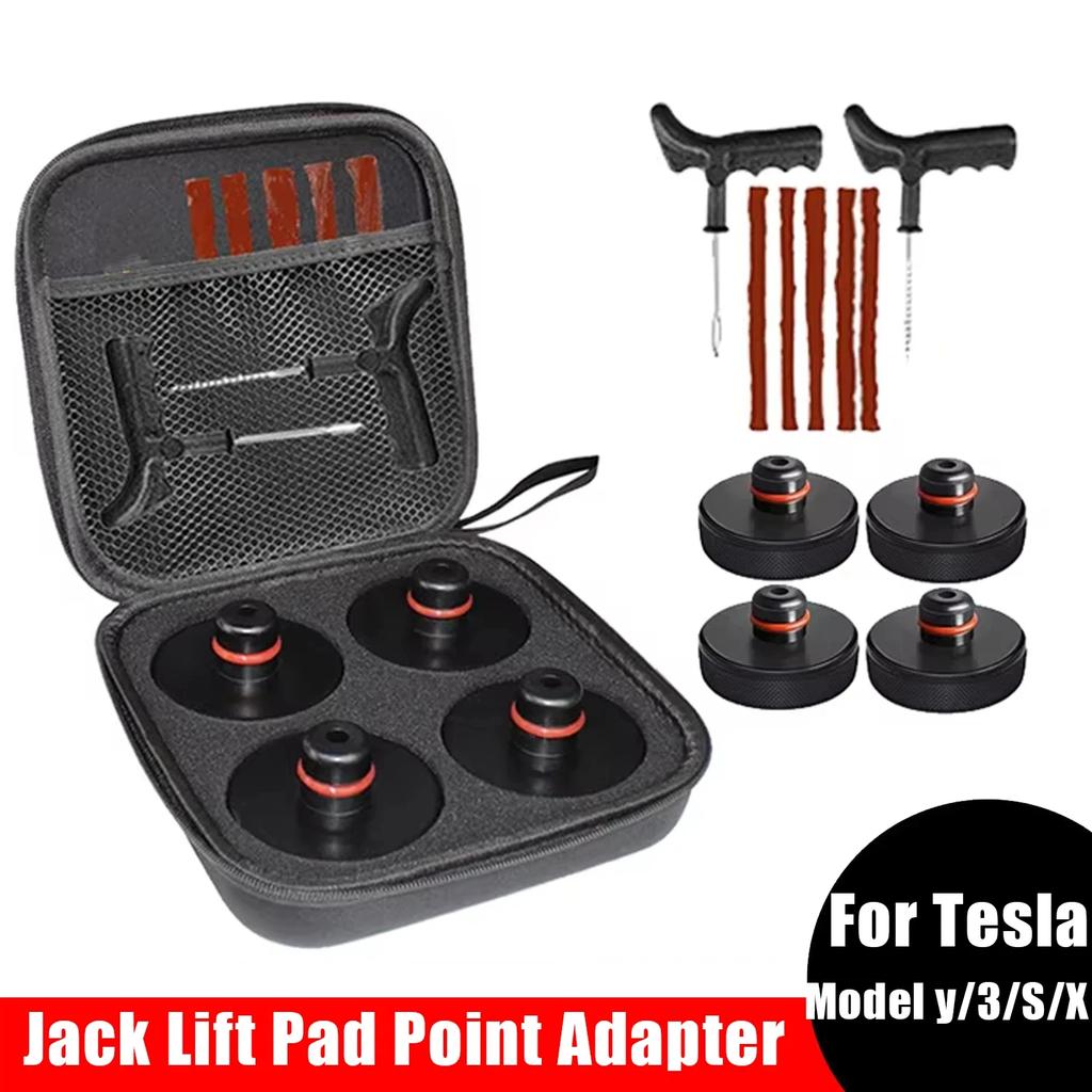 For Tesla Rubber Lifting Jack Pad Adapter Tool for Tesla Model 3/Y/S/X 2017-2026 Accessories Tire Repair Tool Lifting Jack Pad