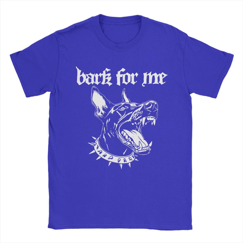 Bark for Me Fierce Doberman Blackletter Aesthetic Dog Lover Mens T Shirts Awesome Tees Short Sleeve Round Collar TShirt Cotton