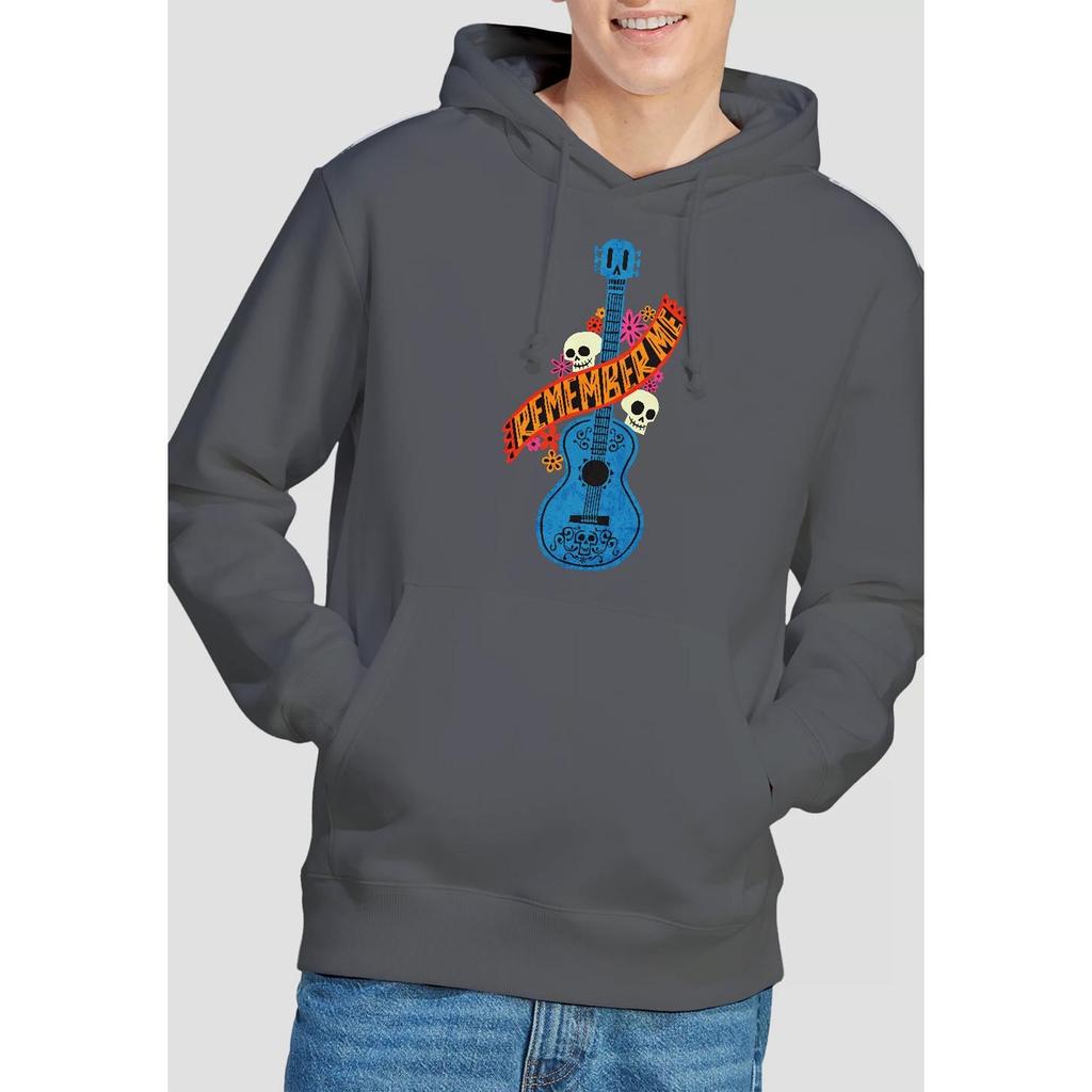 Coco Mens Remember Me Guitar With Skulls Hoodie