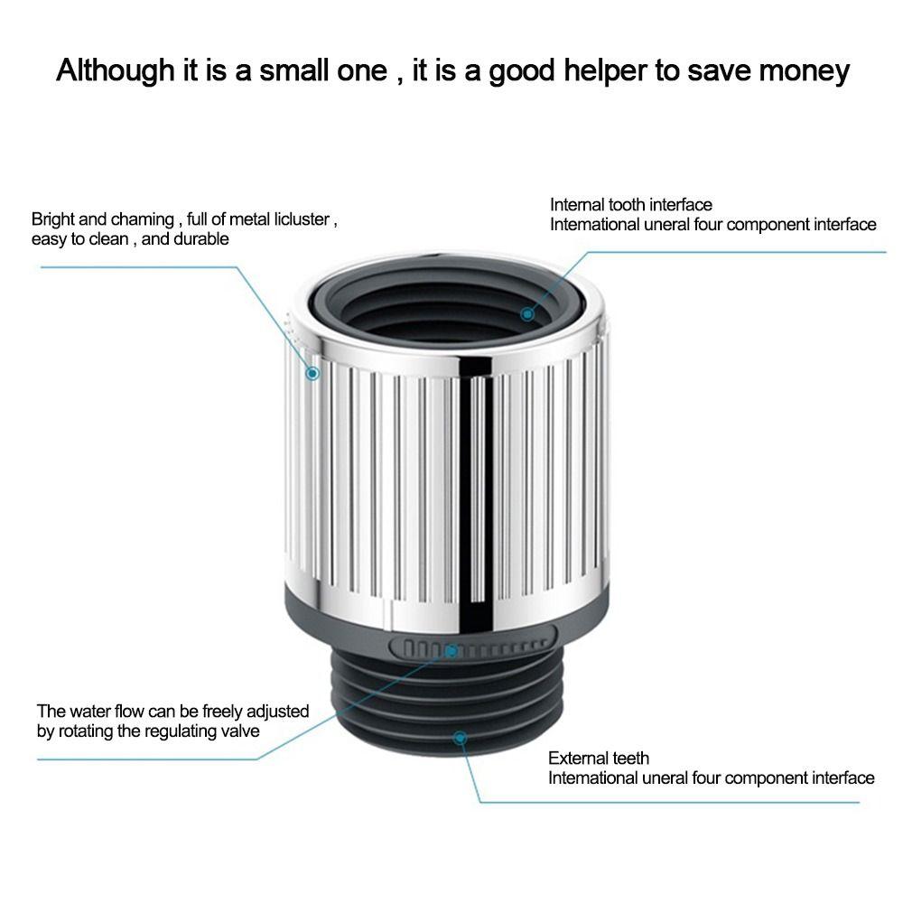 Portable ABS Bathroom Parts Shut-Off Valve Shower Head Arm Diverter Water Stop Valve Flow Regulator