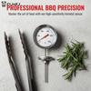 1 шт. Нержавеющая сталь Духовка Биметаллическая BBQ 0-500°C Высокотемпературные Духовки