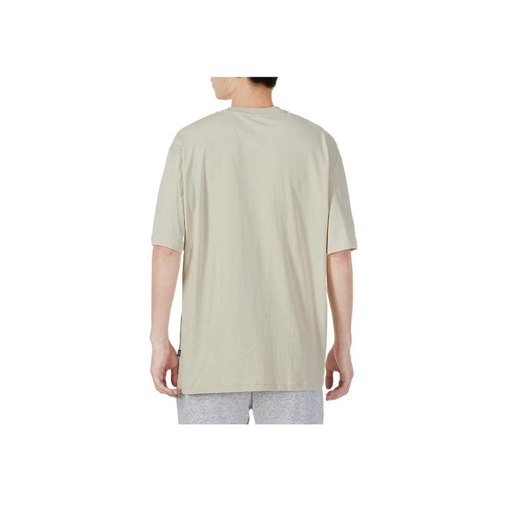 Puma Ess+ Relaxed Tee Solid Color Casual Sport Round Neck Short Sleeve Men Tops Khaki 849529-64