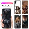 Soft Case For OnePlus 8T 7 9 8 Pro Nord 2 Z N10 5G 9R N100 7T 6T N200 CE Black Silicone Shell Phone Cover Animal Portrait Art