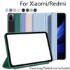 case for Xiaomi Pad 5 6 7 8 Pro Redmi Pad SE 8.7 Redmi Pad 2 2025 Slim Trifold Stand Protective Cover with Soft TPU Back