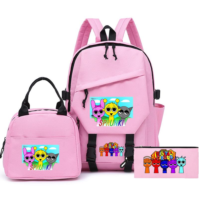 Новый рюкзак для подростков с принтом «звездное небо», набор из трех предметов, мужской и женский