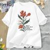 Не отводите взгляд от футболок с флагом Палестины, футболка с цветочным узором, хлопковая футболка унисекс, летняя футболка с коротким рукавом, одежда унисекс