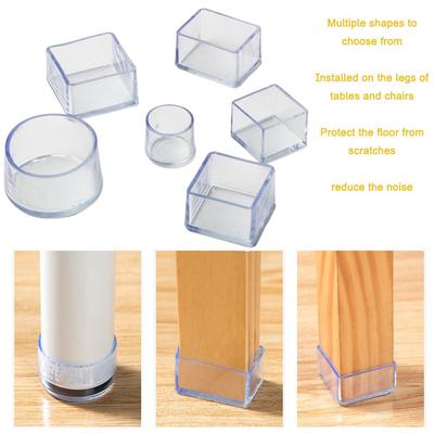Фирменная Новинка, 4 шт., резиновые колпачки для ножек стула, нескользящие противопыльные чехлы для ног, носки, защитные накладки для пола, заглушки для труб, мебельные ножки