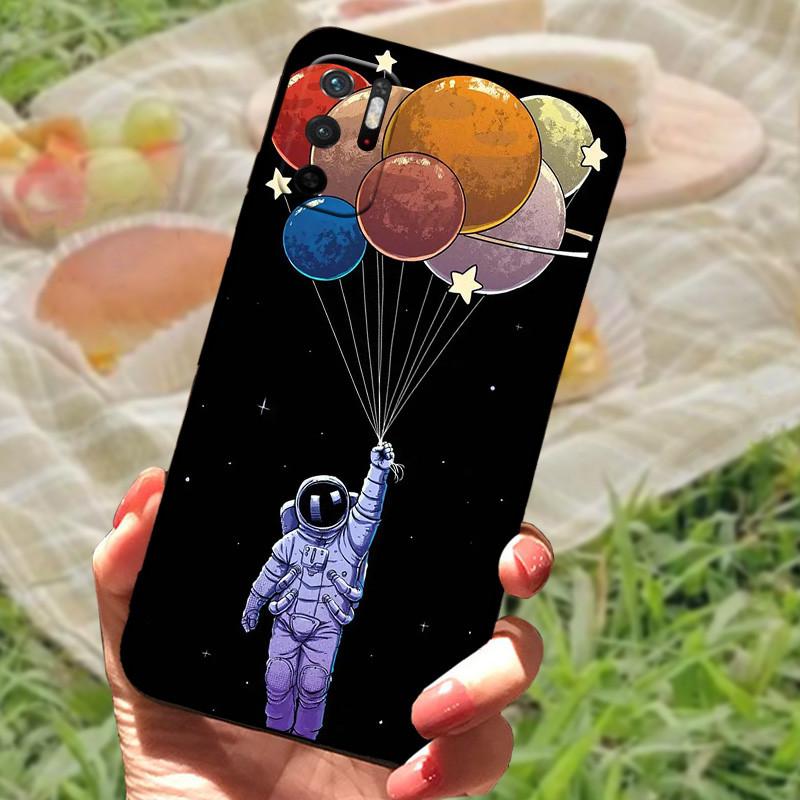 Для Xiaomi Redmi Note 11SE Чехол-бампер Силиконовый Мягкий Мраморный Черный Funda Coque для CRedmi Note 11 SE 5G Защитный Note11SE