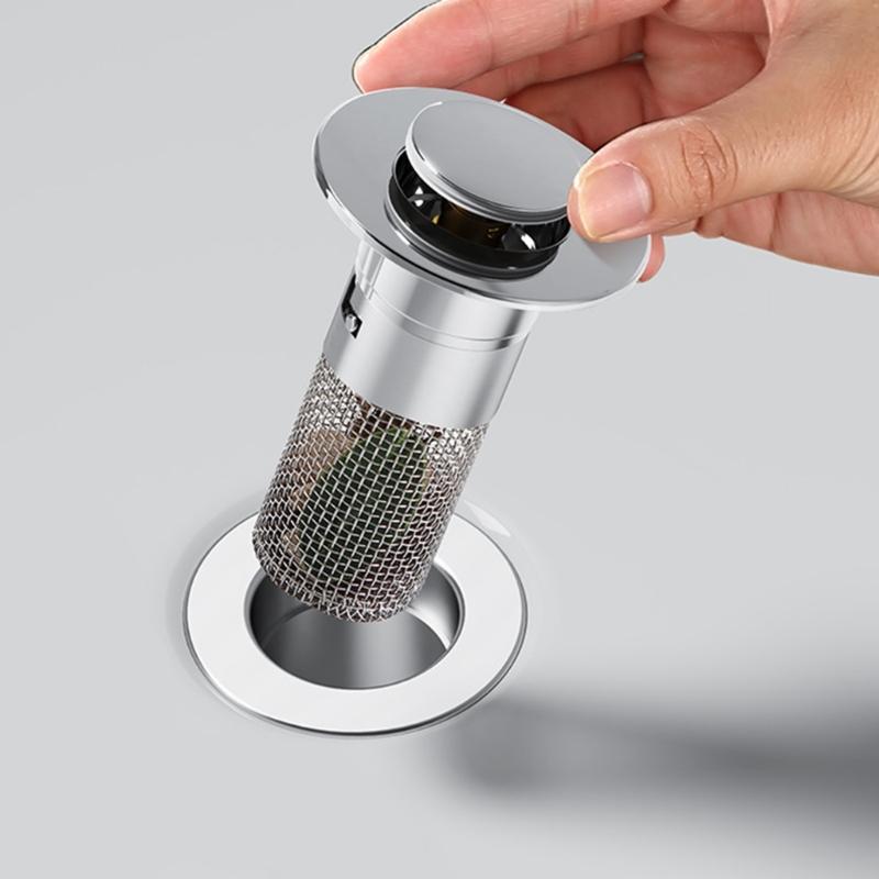 Convenient & Reliable Sink Plug Effective Hair Filter & Quick Drainer Universal Compatibility Say Goodbye to Clogs