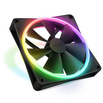 Вентилятор для корпуса ПК NZXT F140 RGB DUO FN1828 [Черный] RF-D14SF-B1