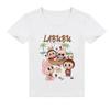 Kids 2D Tee Labubu T-shirt Children Short-sleeved