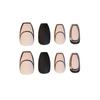 24pcs/Box Artificial Full Cover Nail Tips Wearable Ballerina False Nails Press On Nails French Style