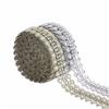 5 ярдов Цветочная хрустальная лента Золотая Серебряная Швейная Аппликация DIY Цепочка из страз Украшение для вечеринки