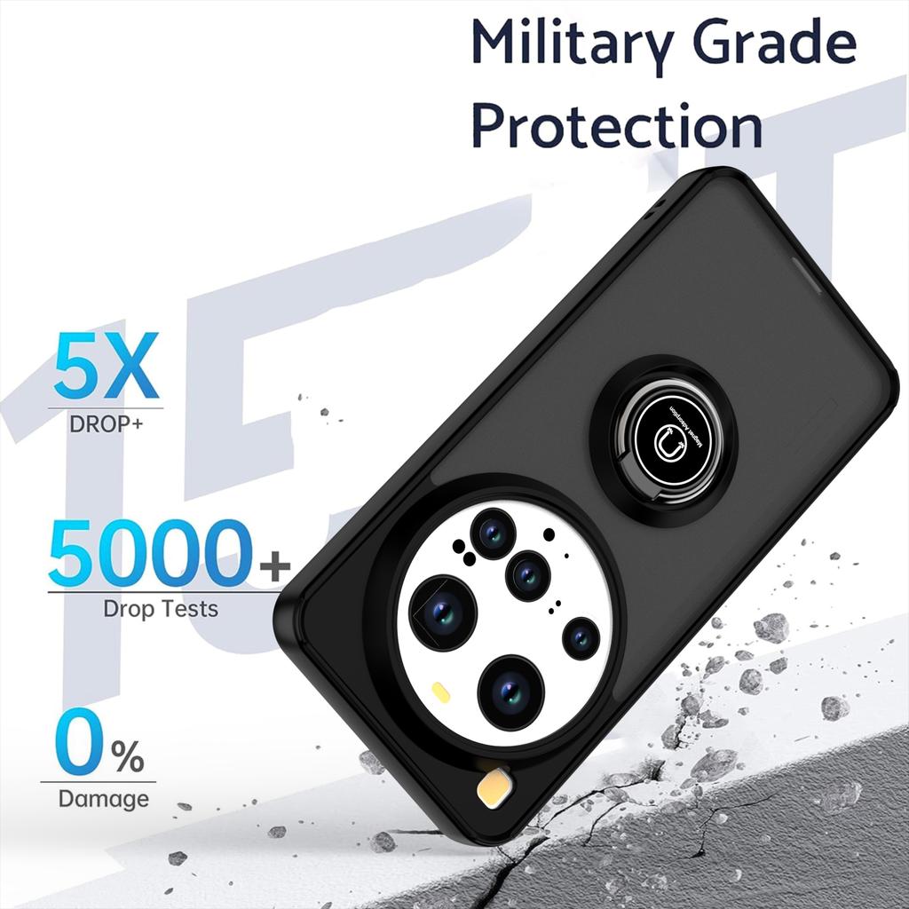 Чехол Armor Matte для Xiaomi 15 Ultra 5G, чехол-кольцо с магнитной подставкой, противоударный чехол, Fundas