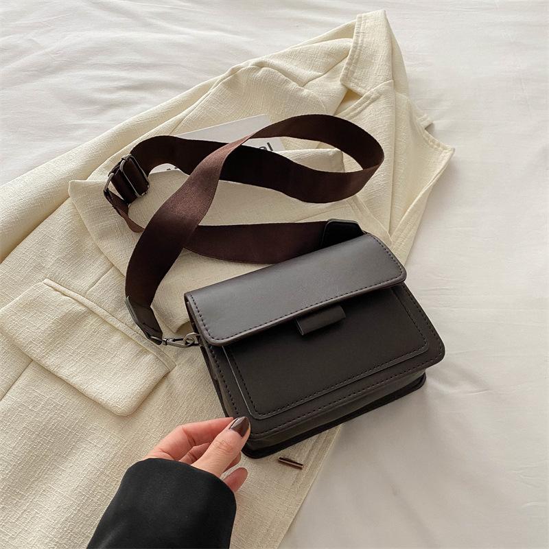 Текстурированная маленькая квадратная сумка женская сумка новая повседневная модная сумка на плечо широкий плечевой ремень сумка-мессенджер