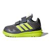 adidas Altarun Cf I Липучка Нескользящие Прочные Низкие Кроссовки Обувь для Малышей Серый Желтый CQ0025