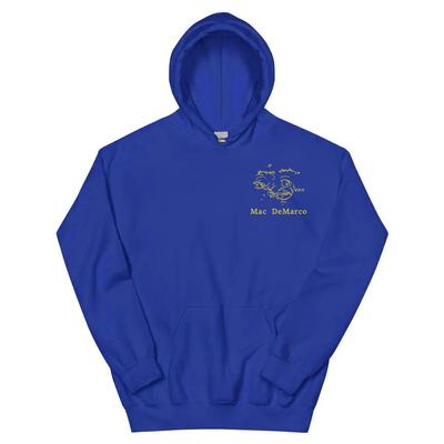 Худи One Wayne G Mac DeMarco с графическим принтом гитары, флисовые толстовки, повседневная одежда с длинным рукавом для мужчин и женщин