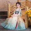 Qiz Hanfu qadimiy kostyum bolalar Xitoy uslubi kichkina qiz kiyimi Tang liboslari malika yubka milliy kostyum bolalar