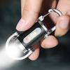 Rechargeable Keychain Flashlights Waterproof Powerful LED Lamp Pocket-size Key Chain Signal Warning Light Camping Flashlight