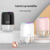 Portable USB Colorful Cup Humidifier: Compact, Silent, Large Mist Volume, Ideal for Home, Office, or Car.