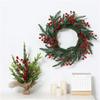 50CM Christmas Wreath & 2.7M Garland Set - Festive Door & Wall Decor