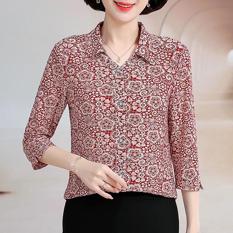 Элегантный летний топ, женская рубашка, повседневная свободная женская винтажная блузка, летняя одежда