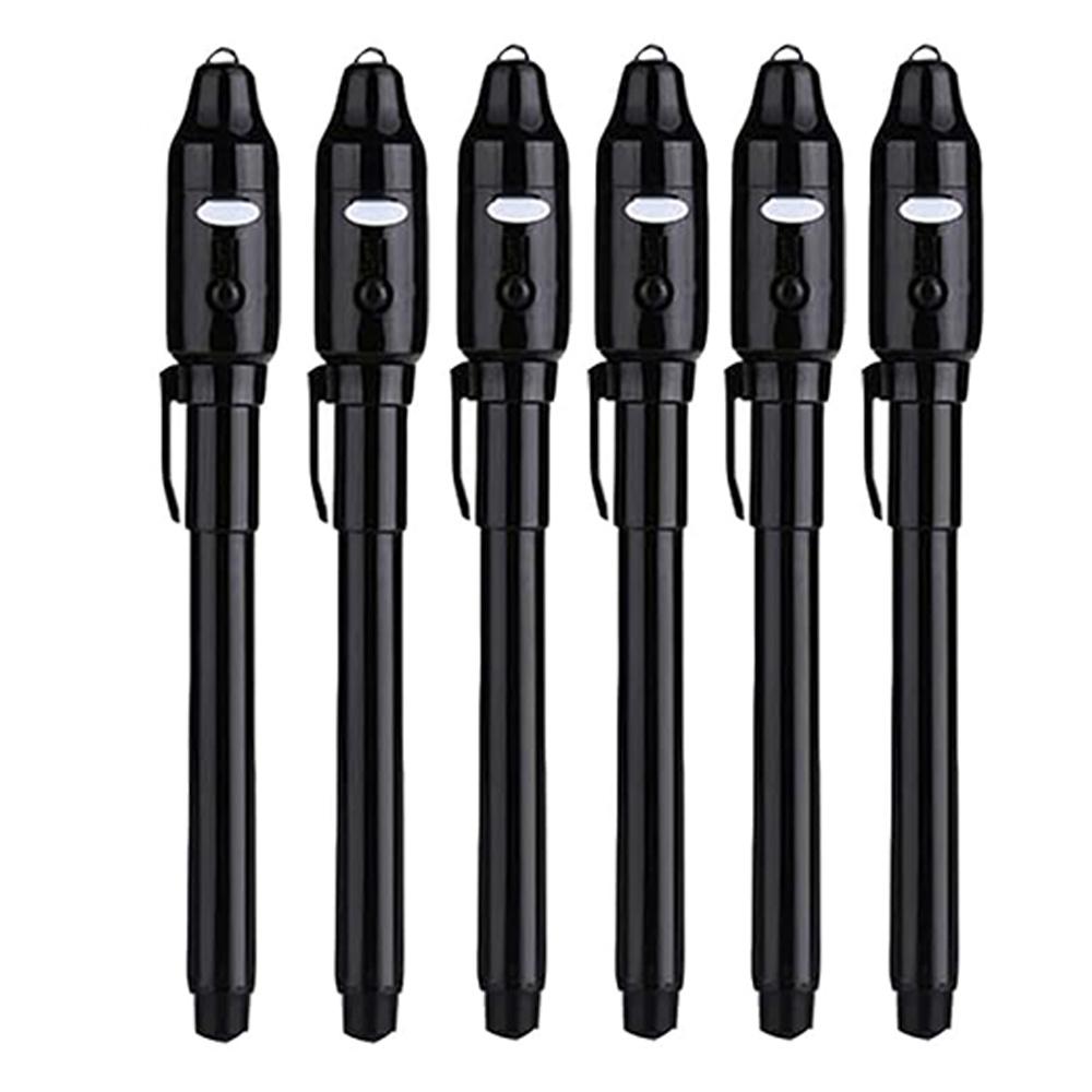 6 шт. ручка-шпион с невидимыми чернилами и УФ-светом, волшебный маркер для секретного сообщения, сундук с сокровищами, призы, детские сувениры на вечеринку, игрушки, подарок