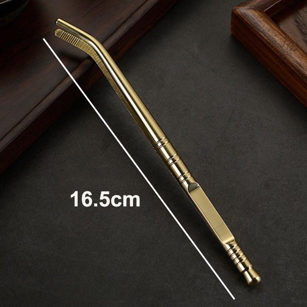 Japanese Tea Tweezers Brass Leaf Tea Scoops New Leaf Spatula Kitchen Tool