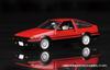 Автомобильный набор Toyota Sprinter Trueno AE86 High Flash двухцветная пластиковая модель MN02 Platts/MONO 1/32 (Красный и черный) (Машина)