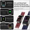New AI Diagosis ECG Health Smart Watch Men Blood Pressure Lipid Uric Acid NFC Air Pump Airbag Health Smartwatches Women for IOS Android