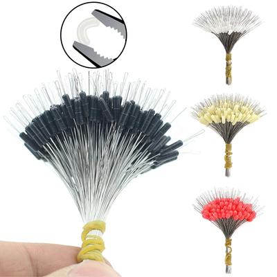 300 шт./лот, силиконовый стопор для космических бобов 1,0-8,0 #, профессиональный рыболовный поплавок, анти-прядь, стопор для лески, поплавок для рыбалки 4,9