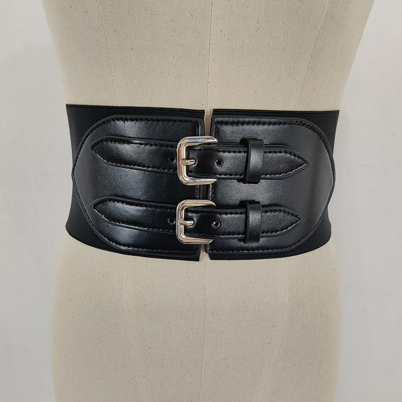Four Seasons Available New Belt Women'S Leather Fashion Versatile Jeans Belt Decoration With Skirt, Suit, Sweater Waist Cover