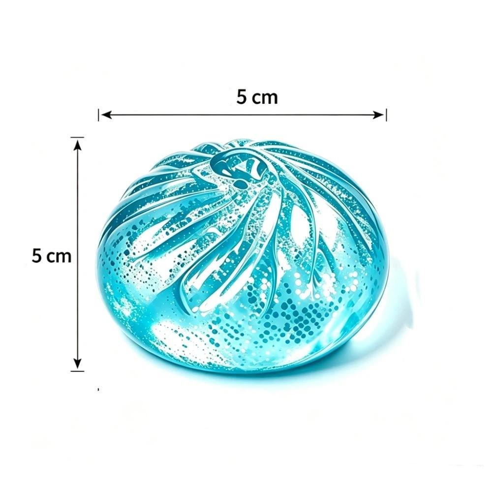 Soft Cute Glitter Dumpling Fidget Toy Squeezable Squishy Crystal Bun Children Gift