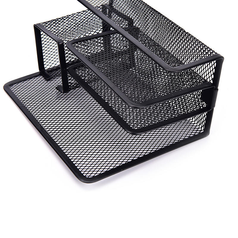 1Xblack Mesh Letter Paper File Storage Rack Holder Tray Organizer Desktop Office