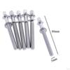6 Pieces Drum Tension Rods Lug Bolts Screws for Percussion