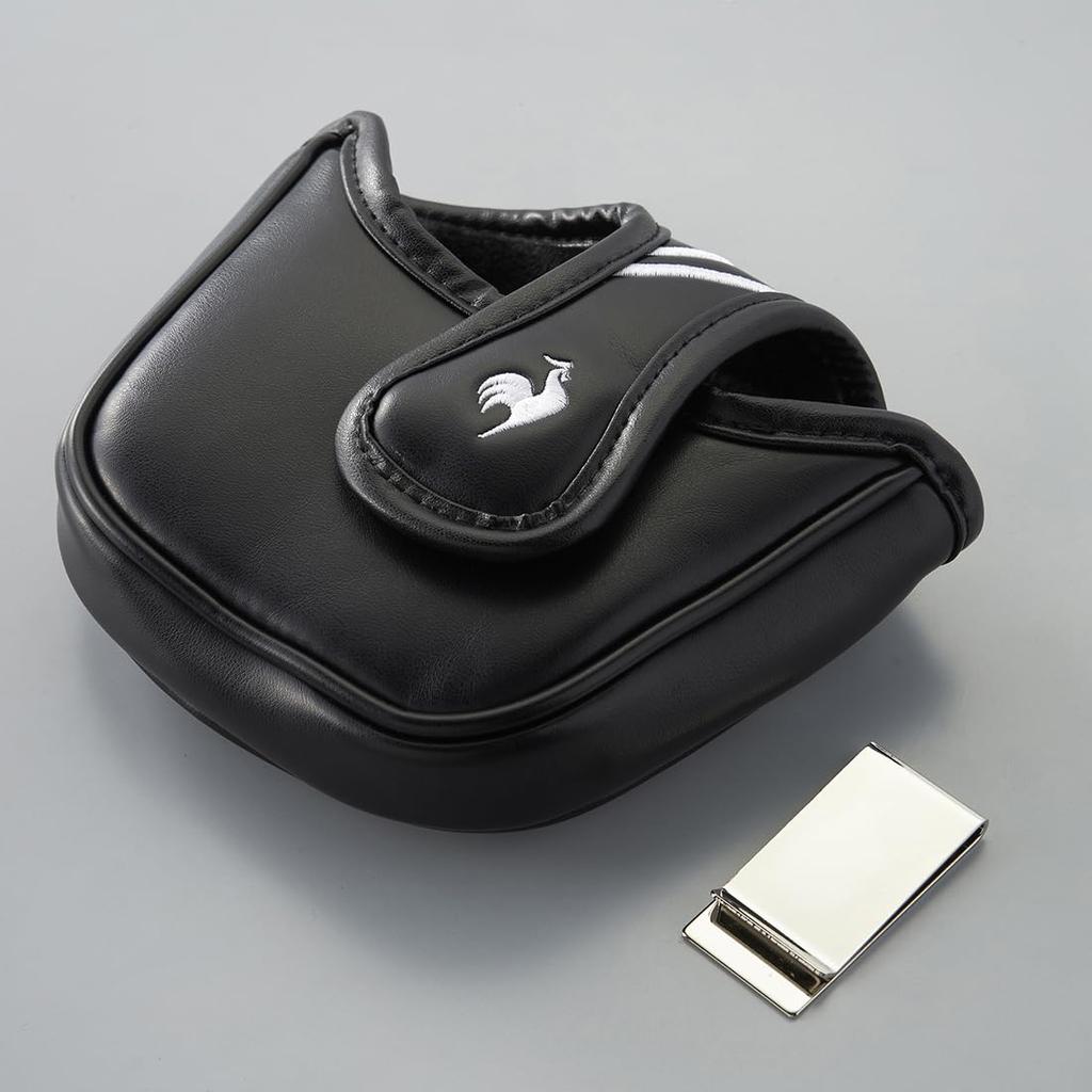 Чехол для паттера Coq Magnetic Type, совместимый с головками Golf QQBXJG51 BK00 [Le Sportif] с защитой от царапин, (черный)