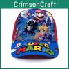 Bros Super Mario Pattern Kids Baseball Cap With Breathable Cotton Summer For